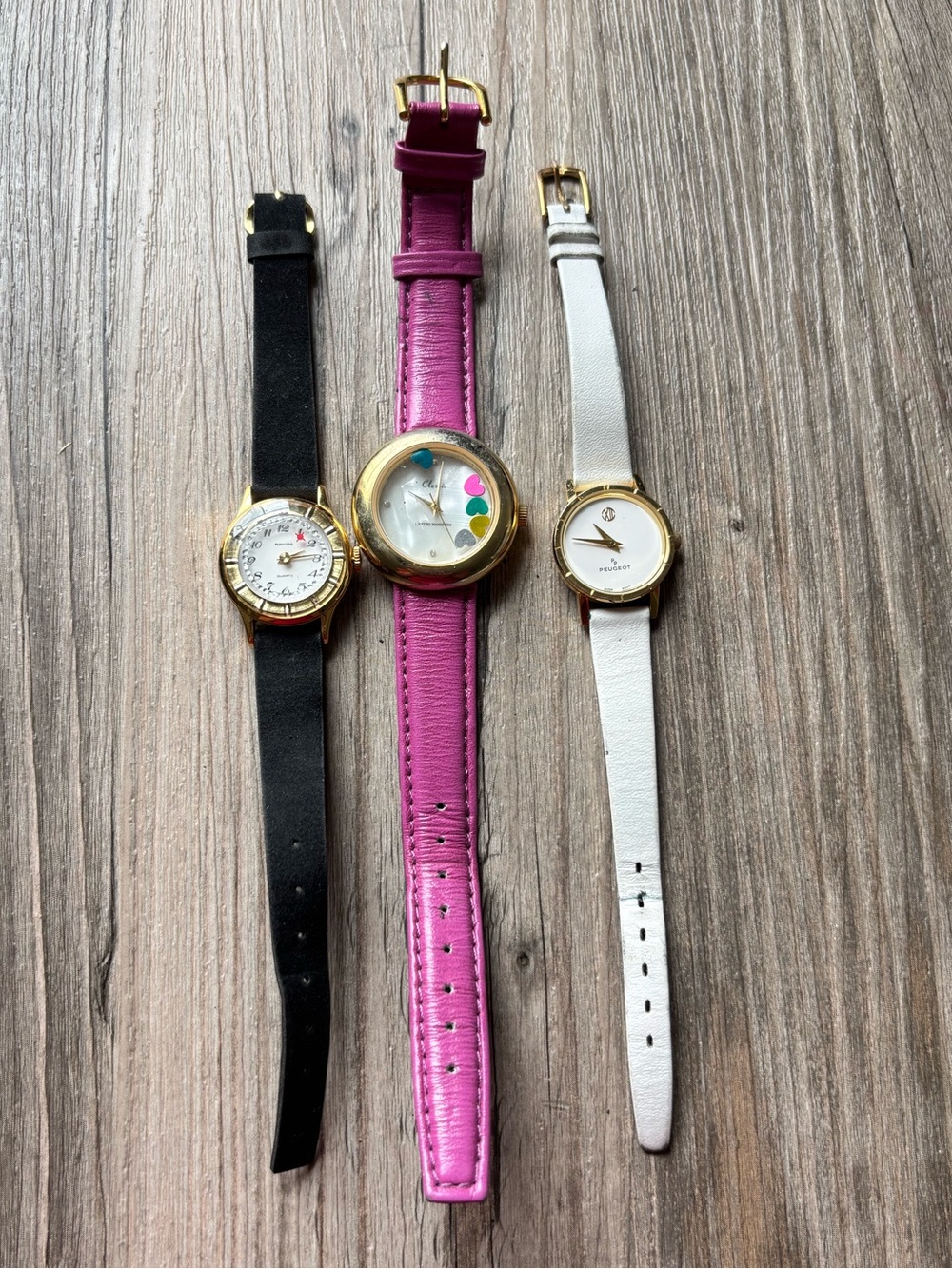 3 Vintage Women’s Watch 1990s Ravisa Peugeot